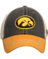 Фото #3 товара Men's Black Iowa Hawkeyes Offroad Trucker Adjustable Hat