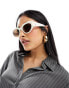 Фото #2 товара AIRE aphelion octagonal sunglasses in white