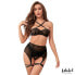 Фото #1 товара Aria Bra, Thong, Garter and Leg Ring Set