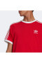 Adicolor Classics 3 Stripes Erkek Kırmızı T-shirt