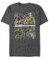 Фото #1 товара Men's G.I.Joe Character Box Up Short Sleeve T-Shirt