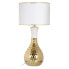 Декоративная настольная лампа BB Home Керамическая Белая с золотом 60W 220V 240V 34 x 34 x 51 см - фото #1