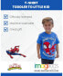 Фото #3 товара Toddler Boys Spidey and His Amazing Friends Birthday T-Shirt to (2T - 10-12)