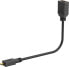 Wentronic 58683 - 0.15 m - HDMI Type D (Micro) - HDMI Type A (Standard) - 3D - Audio Return Channel (ARC) - Black