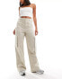 Фото #4 товара Tommy Jeans Claire utility cargo pants in beige