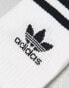 adidas Originals 6 pack crew socks in white with trefoil and 3 stripes