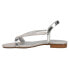 VANELi Edmee TStrap Womens Grey, Silver Casual Sandals 308690
