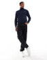 PS Paul Smith zebra logo roll neck jumper in navy