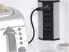 EVOline 159360001300 - 2.5 m - 3 AC outlet(s) - Indoor - Black - Silver - Bathroom - Kitchen - 220-240 V