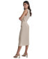 ფოტო #3 პროდუქტის Women's Slit-Front Midi Pencil Skirt