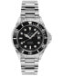 ფოტო #1 პროდუქტის Men's Liguria Swiss Automatic Stainless Steel Bracelet Watch 42mm