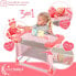 COLOR BABY Cradle. Changing Table And Hihgchair 3-in-1 For Dolls