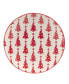 Фото #6 товара Peppermint Candy 6" Canape Plates Set of 6, Service for 6
