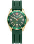 Фото #2 товара Swiss Alpine Military 7034.1814 Mens Watch Sierra gold green 42mm 10ATM