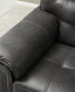 Фото #4 товара Harrison 87" Leather Traditional Sofa