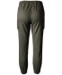 ფოტო #2 პროდუქტის Juniors' High Waisted Pull On Utility Jogger Pants