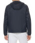 Фото #2 товара Men's Stretch Hooded Zip-Front Rain Jacket