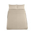 Duvet cover set Alexandra House Living Qutun Taupe King size 3 Pieces