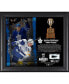 Фото #1 товара Auston Matthews Toronto Maple Leafs Framed 15" x 17" 2017 Calder Trophy Winner Collage with a Piece of Game-Used Puck - Limited Edition of 234