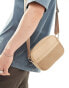 My Accessories nylon crossbody camera bag in sand