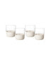 Фото #1 товара Villeroy Boch Manufacture Rock Blanc Double Old Fashioned Glasses, Set of 4