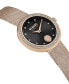 ფოტო #2 პროდუქტის Women's Lea Crystal 2 Hand Quartz Rose Gold-Tone Stainless Steel Watch, 35mm