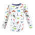 Hudson Baby Infant and Toddler Boy Long Sleeve T-Shirts, Dinosaur Size 12M