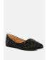 Rikhani Quilted Detail Ballet Flats