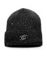 Men's Black Carolina Hurricanes Authentic Pro Rink Pinnacle Cuffed Knit Hat