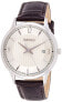 Seiko SGEH83P1 Men's Classic Cream Dial Brown Leather Strap Watch NEW