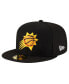 Фото #1 товара Men's Black Phoenix Suns Team 59FIFTY Fitted Hat