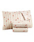 Фото #14 товара Micro Flannel Printed California King 4-pc Sheet Set