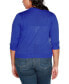 Plus Size 3/4 Sleeve Open Cardigan Sweater