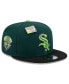 Фото #1 товара Men's Green/Black Chicago White Sox Sour Apple Big League Chew Flavor Pack 9FIFTY Snapback Hat