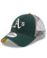 Фото #1 товара Men's Green Oakland Athletics Team Rustic 9Twenty Adjustable Hat