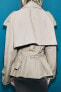 ZW COLLECTION SHORT TRENCH COAT