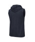 Фото #2 товара Men's Navy Auburn Tigers Varsity Hoodie Tank Top