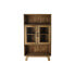 Фото #8 товара Полка DKD Home Decor Стеклянный Натуральный Переработанная древесина 4 Полки (90 x 40 x 160 cm)