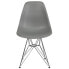 Фото #3 товара Elon Series Moss Gray Plastic Chair With Chrome Base