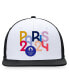 Фото #3 товара Men's White, Black Paris 2024 Summer Olympics Snapback Hat