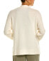 Фото #2 товара Amicale Cashmere Chunky Open Wool & Cashmere-Blend Cardigan Women's White Xs