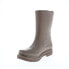 Chooka Damascus Mid Boot 11101830B-013 Womens Brown Slip On Rain Boots