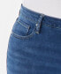 ფოტო #5 პროდუქტის Plus Size Mid-Rise Slim-Leg Stretch Jeans