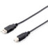 Фото #1 товара EQUIP 128862 USB-A To USB-B M/M Cable 5 m