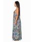 ფოტო #5 პროდუქტის Women's Scoop neck t- back maxi dress