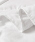 Medium Warmth No Noise White Goose Down Feather Fiber Comforter, Full/Queen