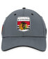 Фото #3 товара Men's Gray Chicago Blackhawks Authentic Pro Home Ice Flex Hat