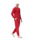 ფოტო #2 პროდუქტის Men's Two-Piece Crewneck Shirt and Jogger Pajama Set