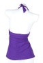 Фото #2 товара Gottex Contour Royal Womens Swimwear Purple Neck Tie Tankini Top Size 6