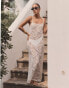 Фото #1 товара 4th & Reckless x Luana Barron agnes crochet maxi beach dress in off white